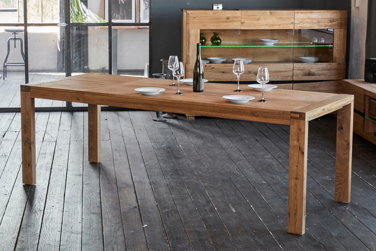 ESSTISCH LIAN Holz - Naturfarben/Braun, Holz (200/100/76cm) - KAWOLA