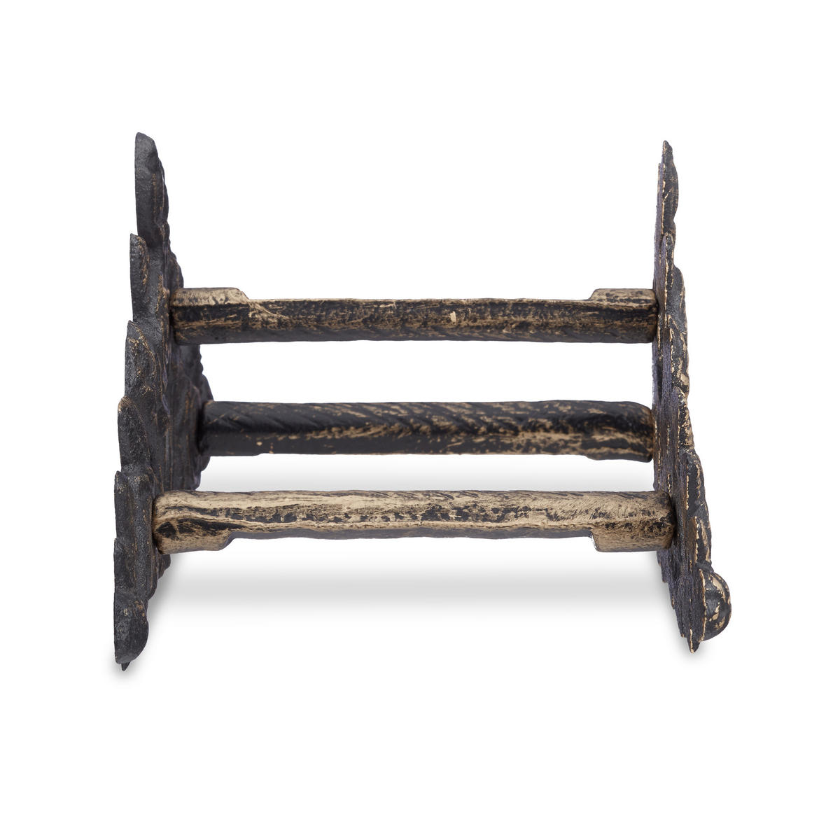 SCHLAUCHHALTER - Braun, Metall (27/13/15cm) - Relaxdays