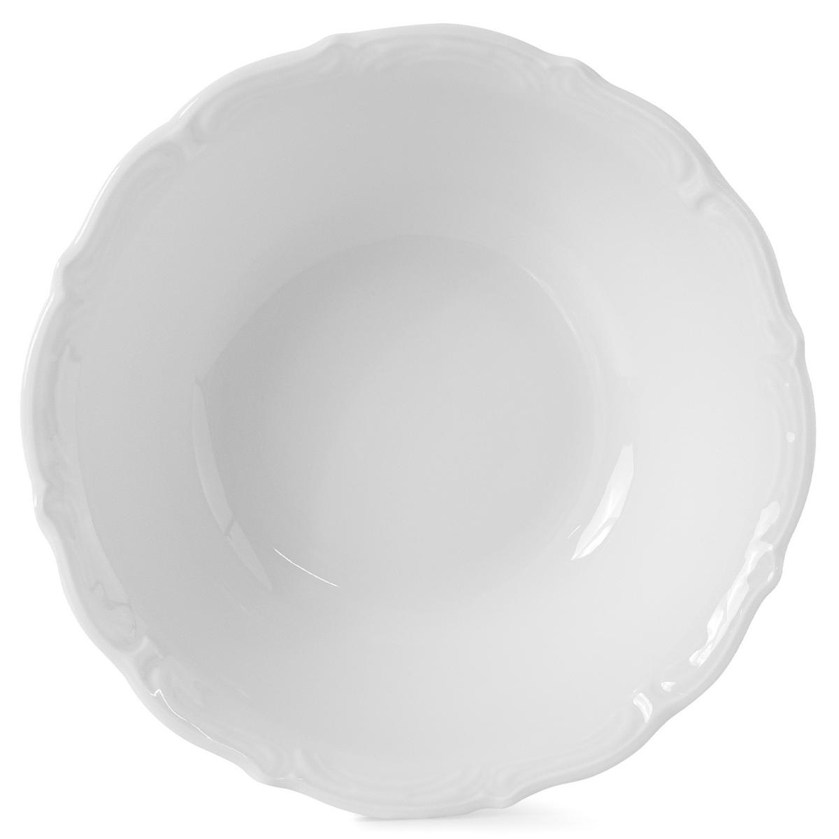 SALATSCHÜSSEL Chodziez MARIA TERESA - Weiß, Keramik (15cm) - KONSIMO®