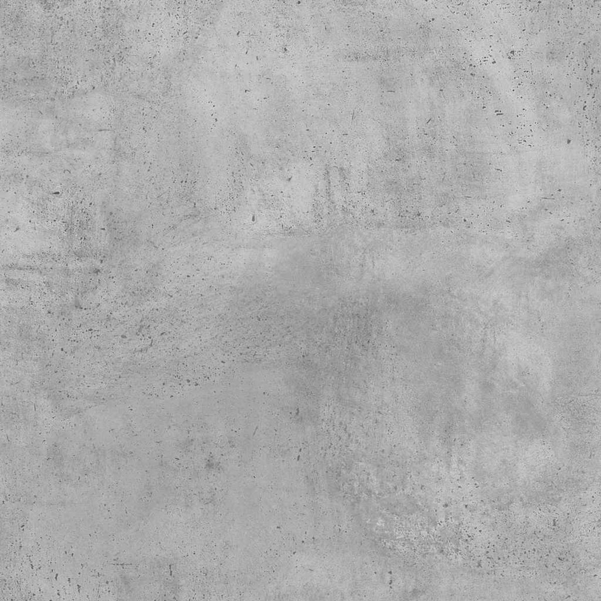 LOWBOARD mit 2 Fächern 100/30/30 cm aus Holzwerkstoff in Betongrau - Hellgrau, Holz (100/30/30cm) - vidaXL