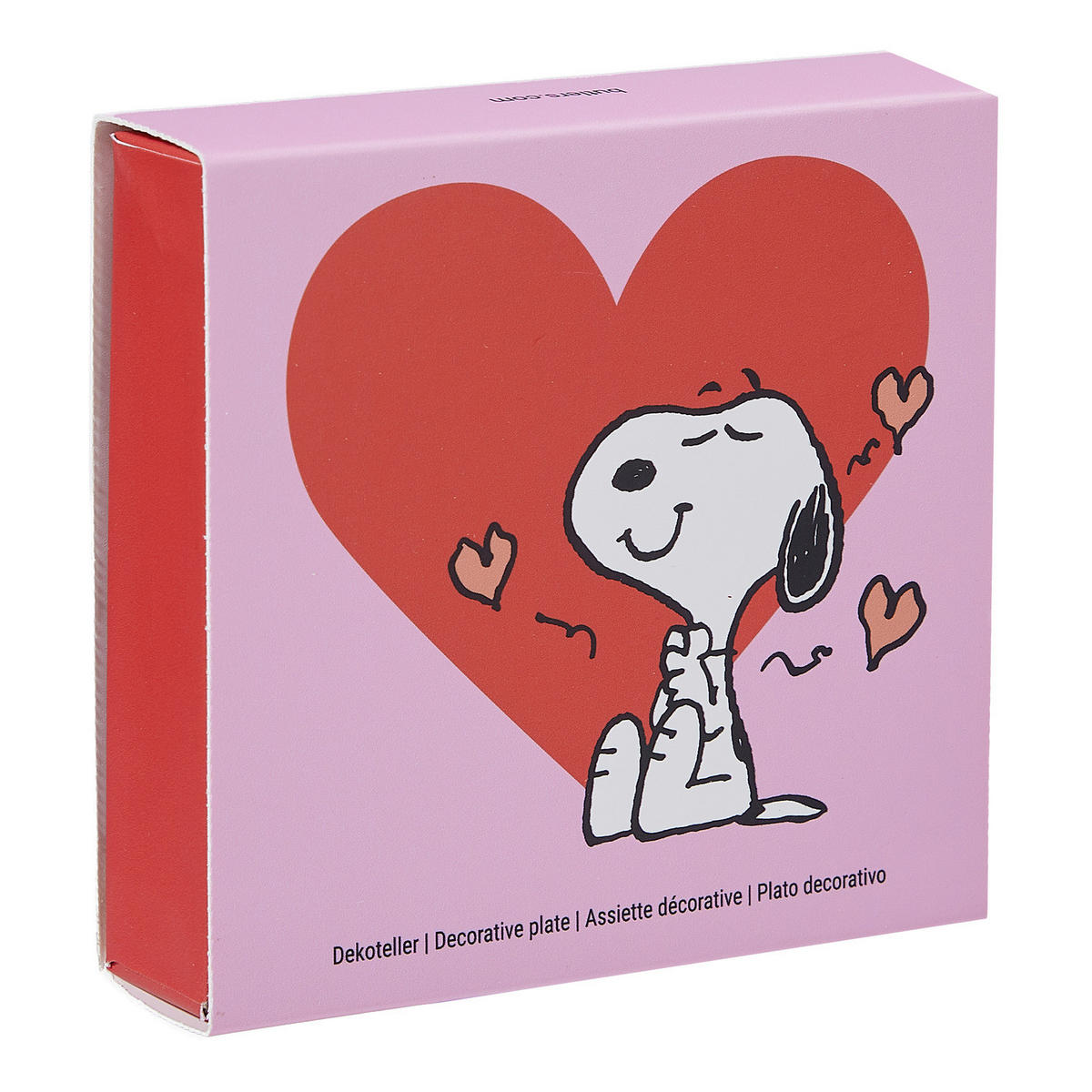 DEKOTELLER Peanuts Herz Amore - Weiß, Keramik (2cm) - Butlers