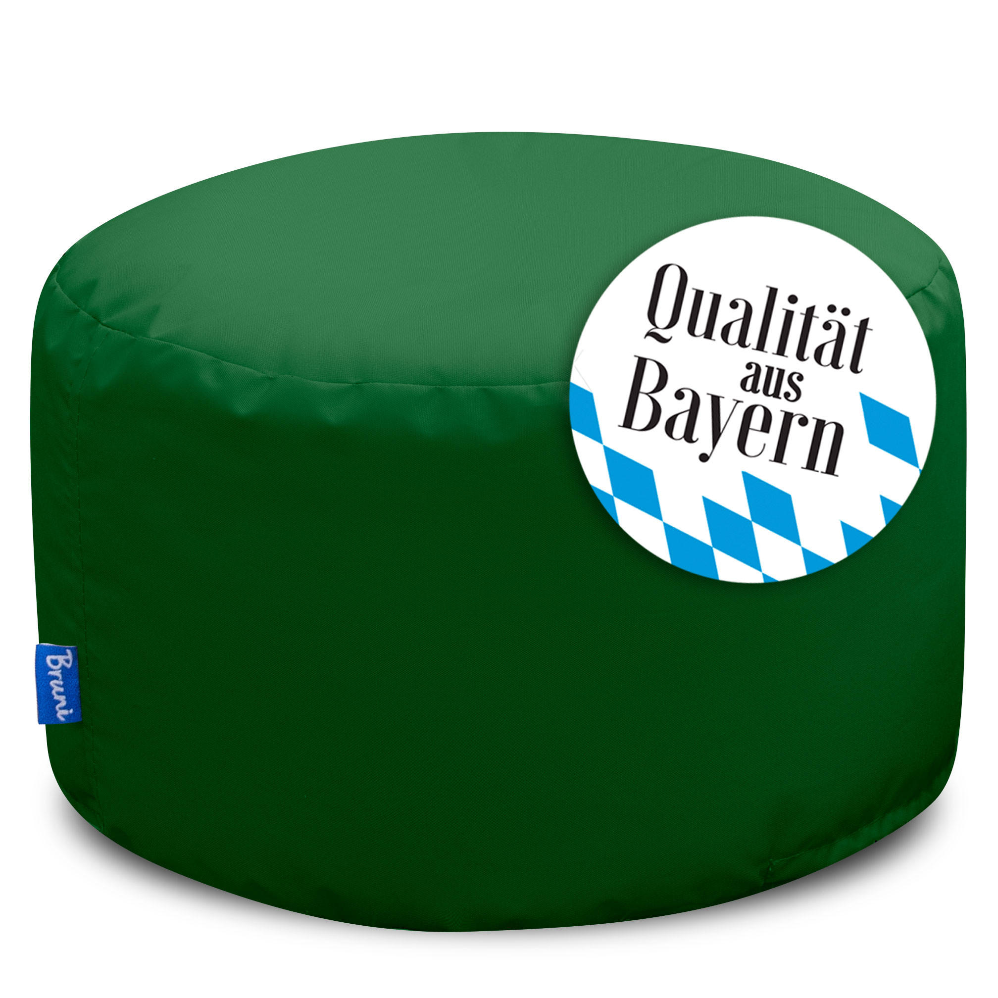 SITZPOUF L tannengrün - Waldgrün, Textil (500/300/500cm) - Bruni