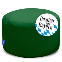 SITZPOUF L tannengrün - Waldgrün, Textil (500/300/500cm) - Bruni