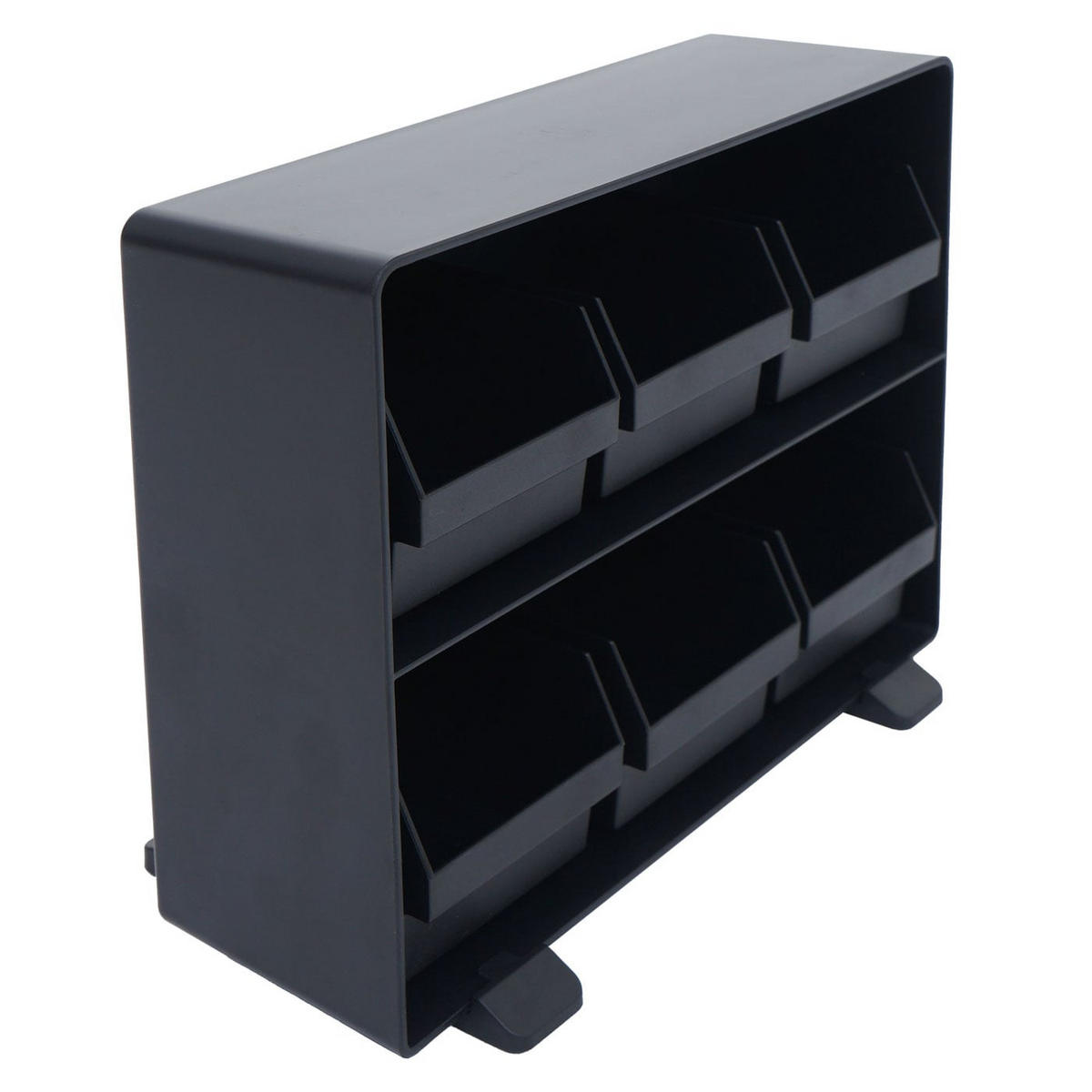 TEEBEUTELHALTER eckig Schwarz - Schwarz, Kunststoff (25/12cm) - MCW