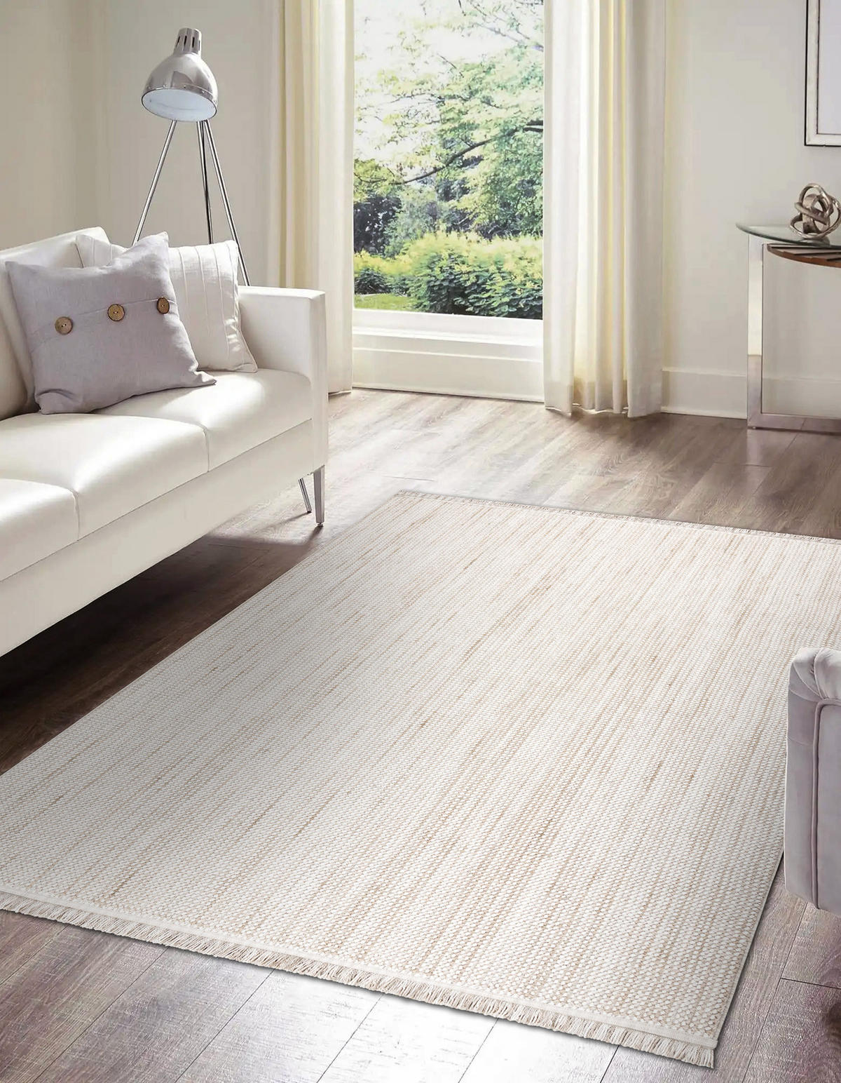 TEPPICH Nano 80/150 cm - Weiß, Textil (80/150cm) - rugsX