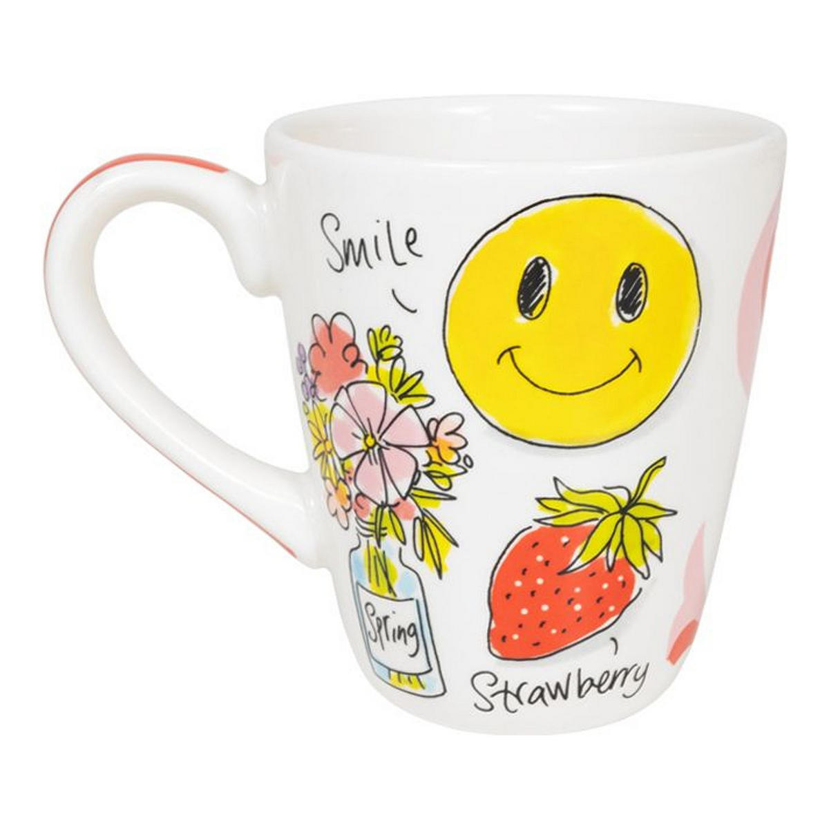 BECHER Liebesbrief S in Bunt - 350 ml - Multicolor, Keramik (0.35L) - Blond Amsterdam
