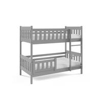 ETAGENBETT LUCIA 80x160 cm Hellgrau - Hellgrau, Holz (80/160cm) - MASSENO