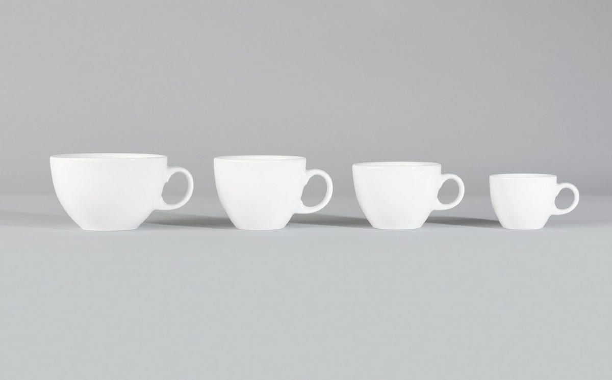 ESPRESSOTASSE MIT UNTERTASSE VIP. weiß 90 ml - Weiß, Keramik (0.09L) - Seltmann Weiden