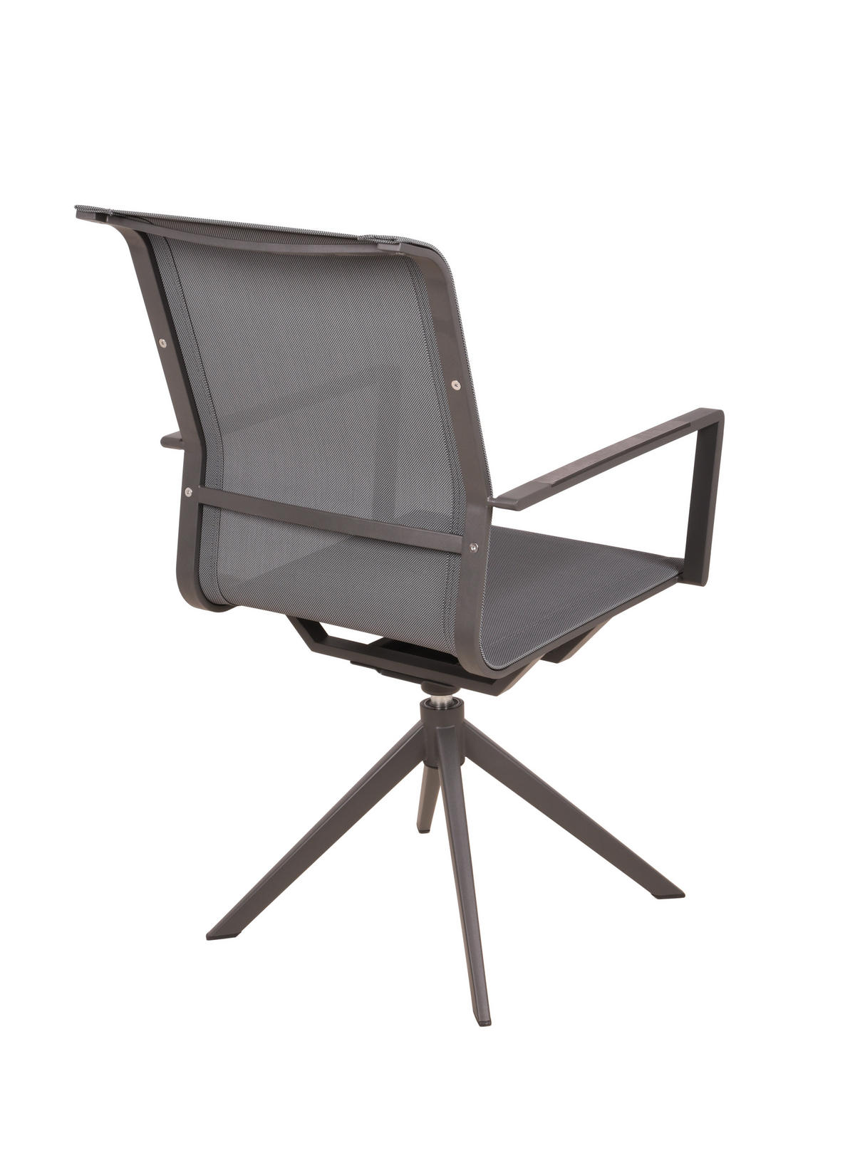 GARTENSTUHL Emma 2er Set Anthrazit 95x54x63cm - Anthrazit, Kunststoff (54/95/63cm) - DELUKE