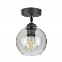 DECKENLEUCHTE HAGEN - Transparent, Glas/Metall (15/15/21cm) - kiki design