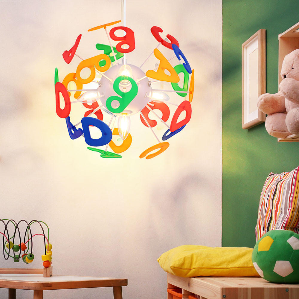 HÄNGELEUCHTE LURRA Bunt - Multicolor, Kunststoff (35/35/120cm) - Globo Lighting