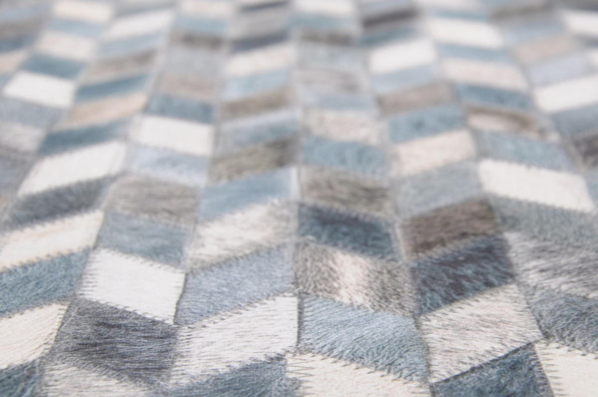 KURZFLORTEPPICH Serena 80x150 cm - Blau, Textil (80/150cm) - Gino Falcone
