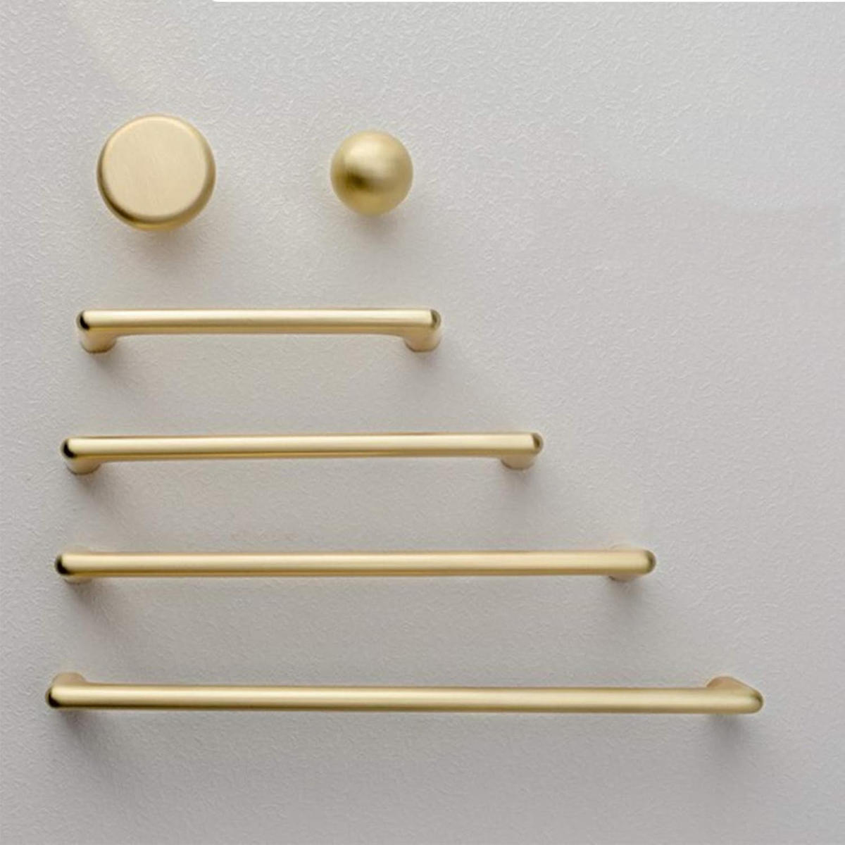 MÖBELGRIFF 2er-Set - Goldfarben, Metall (0.07/3/1.71cm)