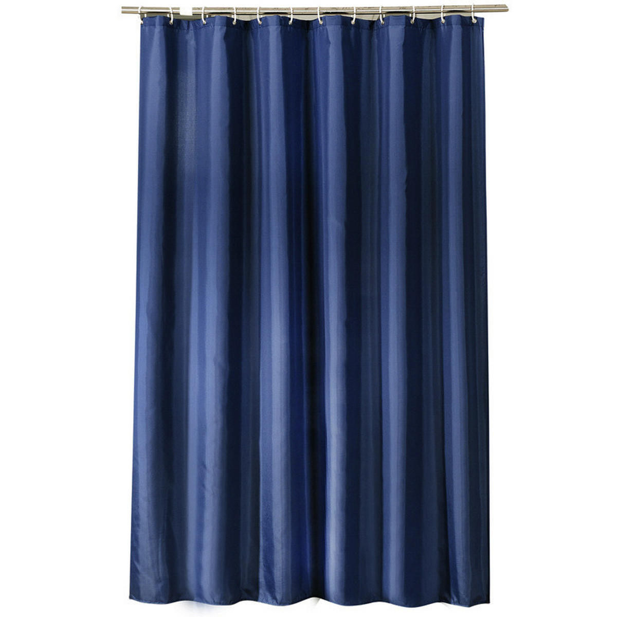 DUSCHVORHANG Dunkelblau wasserdicht schimmelresistent waschbar - Blau, Textil (180/180cm) - MCBOSON