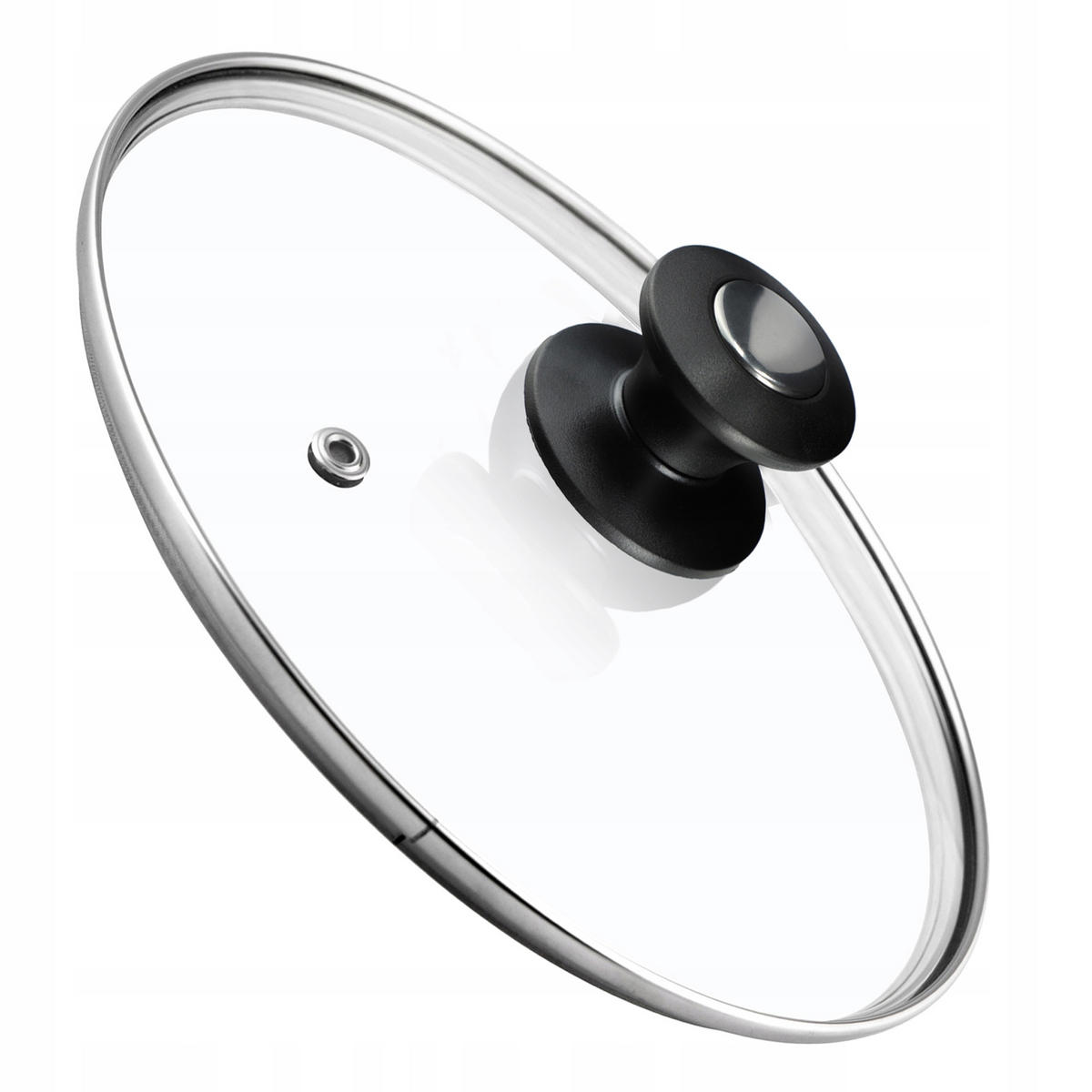 DECKEL mit Griff, 28 cm, 1 Stück - Transparent, Glas/Kunststoff (28cm) - KADAX