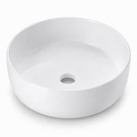 UMYVADLO Bílé keramické na desku - bílá, keramika (30/11/30cm) - Relaxdays