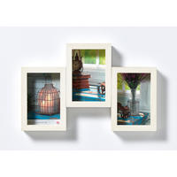 BILDERRAHMEN Rustic Galerier., 3 x 10x15 cm, weiss - Weiß, Holzwerkstoff (37/22/4.5cm) - EMIX24