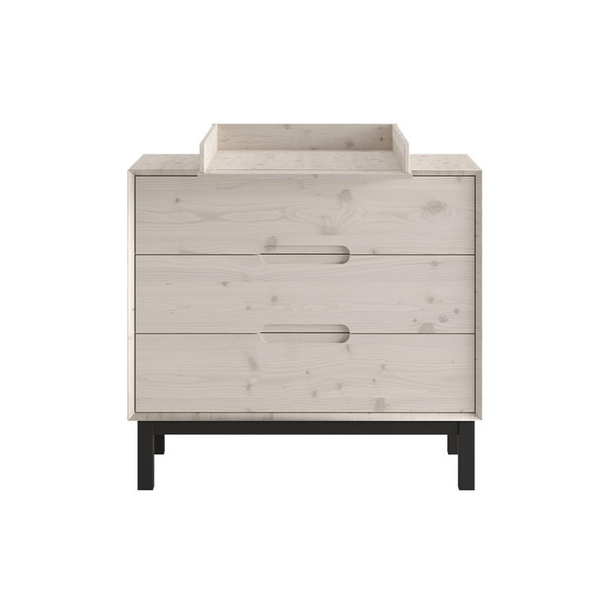 DĚTSKÁ KOMODA Country Bělené dřevo - bílá, dřevo (100/90.8/48.8cm) - Petits-meubles