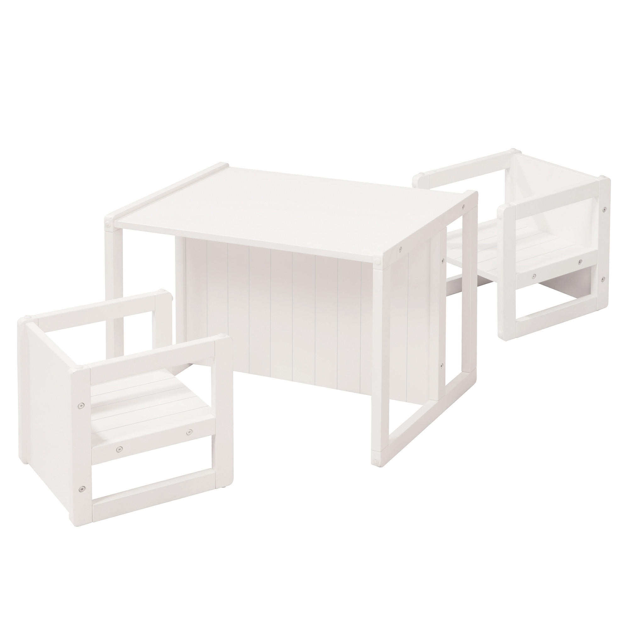 KINDERSITZGRUPPE - Weiß, Holzwerkstoff (57/30/44cm) - Roba
