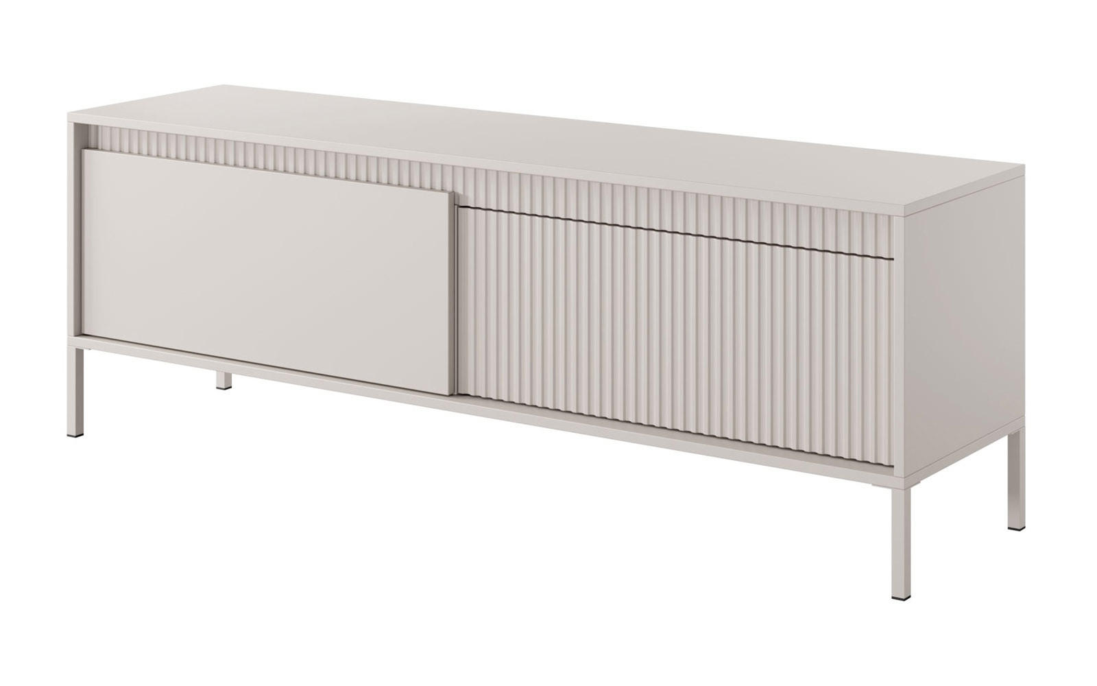 LOWBOARD Senso beige 154 / 40 / 54cm - Beige, Holz/Holzwerkstoff (154/40/54cm) - Feldmann-Wohnen