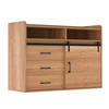 SIDEBOARD in 107/80/40cm - Naturfarben, Holzwerkstoff/Metall (107/80/40cm) - HOMAVO