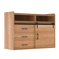 SIDEBOARD in 107/80/40cm - Naturfarben, Holzwerkstoff/Metall (107/80/40cm) - HOMAVO