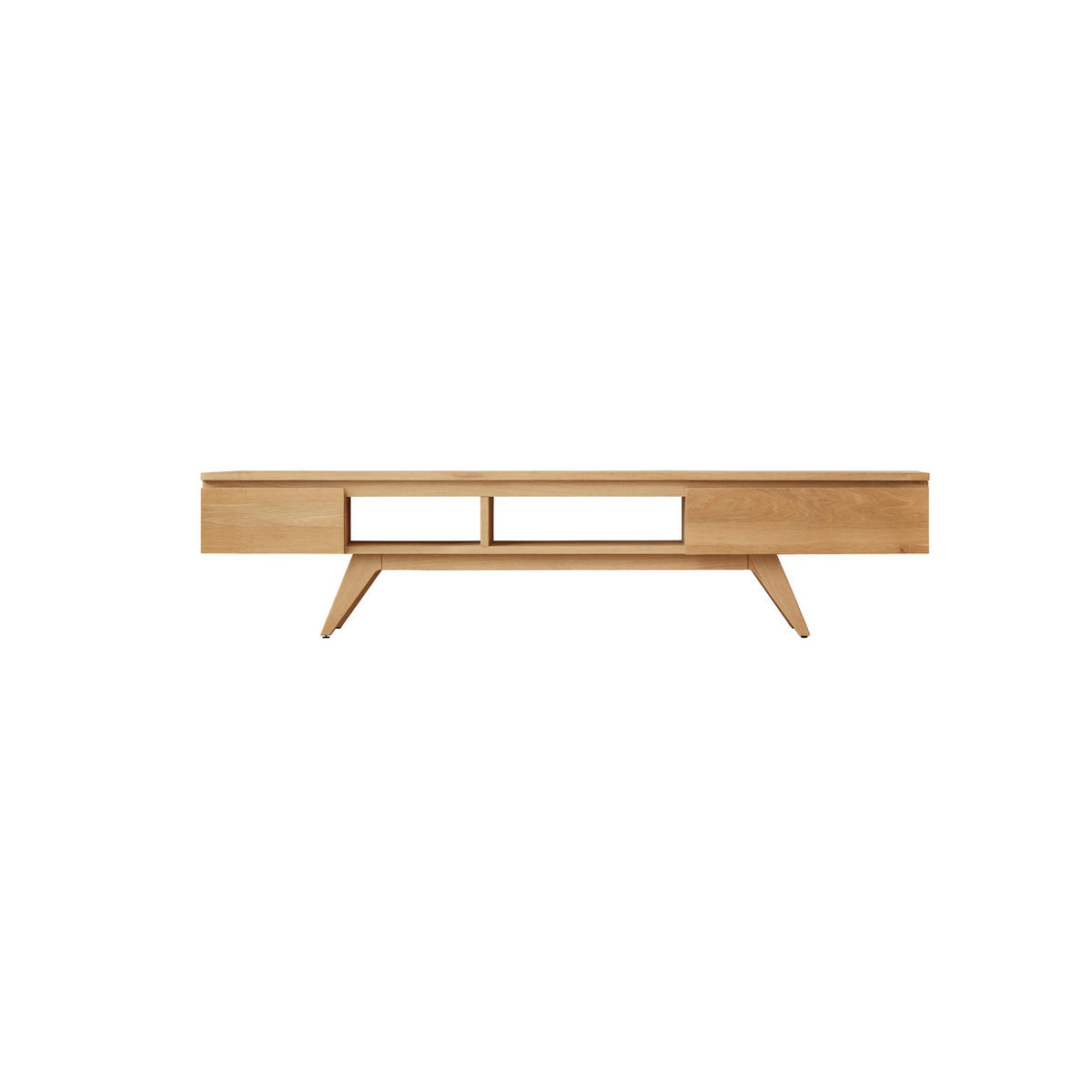 TV-SCHRANK Esmée Natur aus Eiche - Naturfarben, Holz (177/40/35cm) - Tikamoon