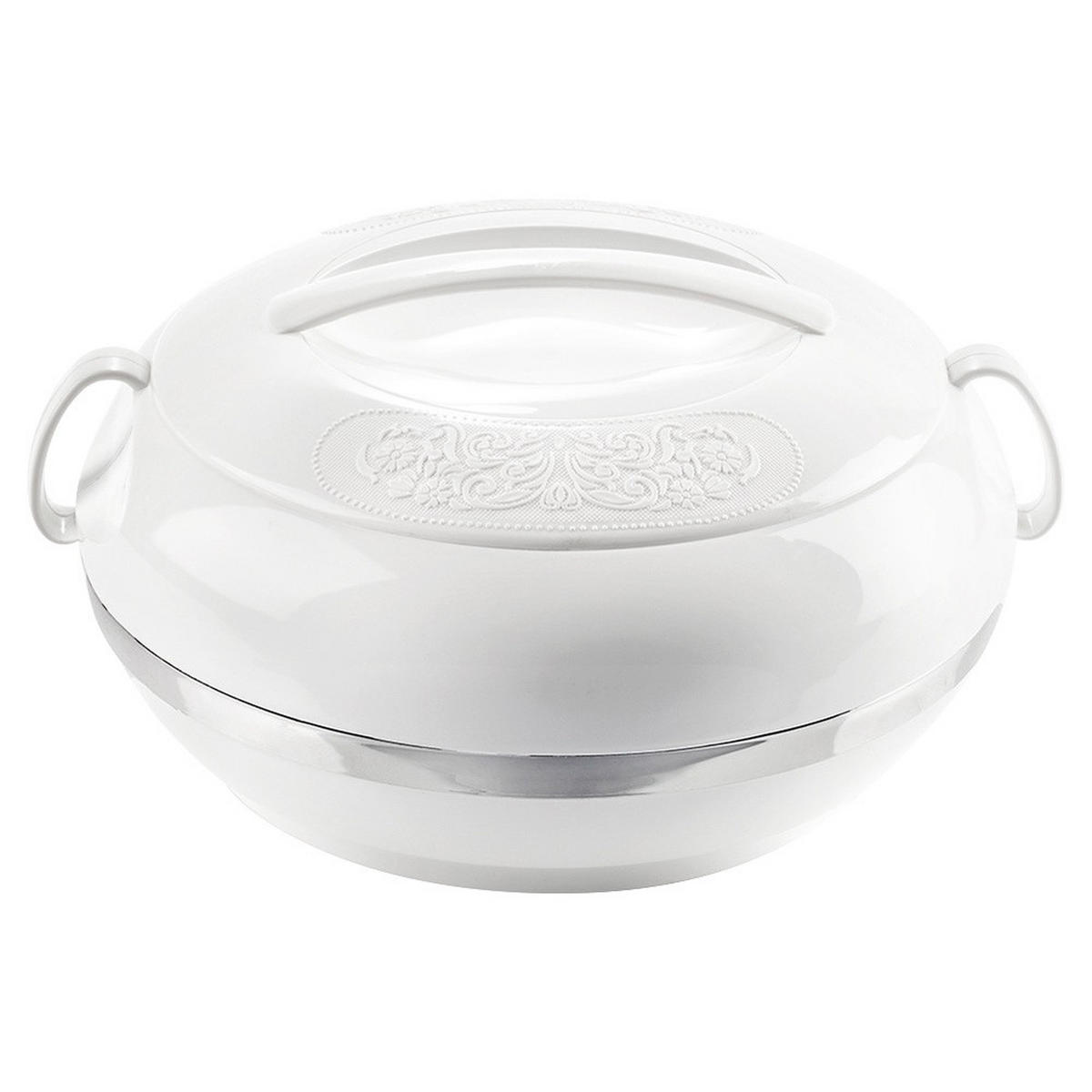 LUNCHTHERMOSKANNE Deluxe 3,5 l - Weiß, Kunststoff (30/15/30cm) - Orion 