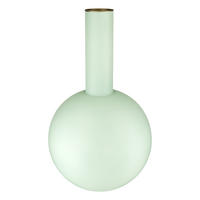 VASE Metal large matt hellblau 24.5x42 cm - Hellblau, Metall (42cm) - Pip Studio