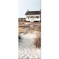 GLASBILD 30x80 cm Strand und Meer - Beige, Glas (30/80cm) - artissimo