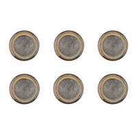 TELLER Genesis Ø20,5cm - 6er-Set - Basalt - Braun, Keramik (20.5cm) - Björn