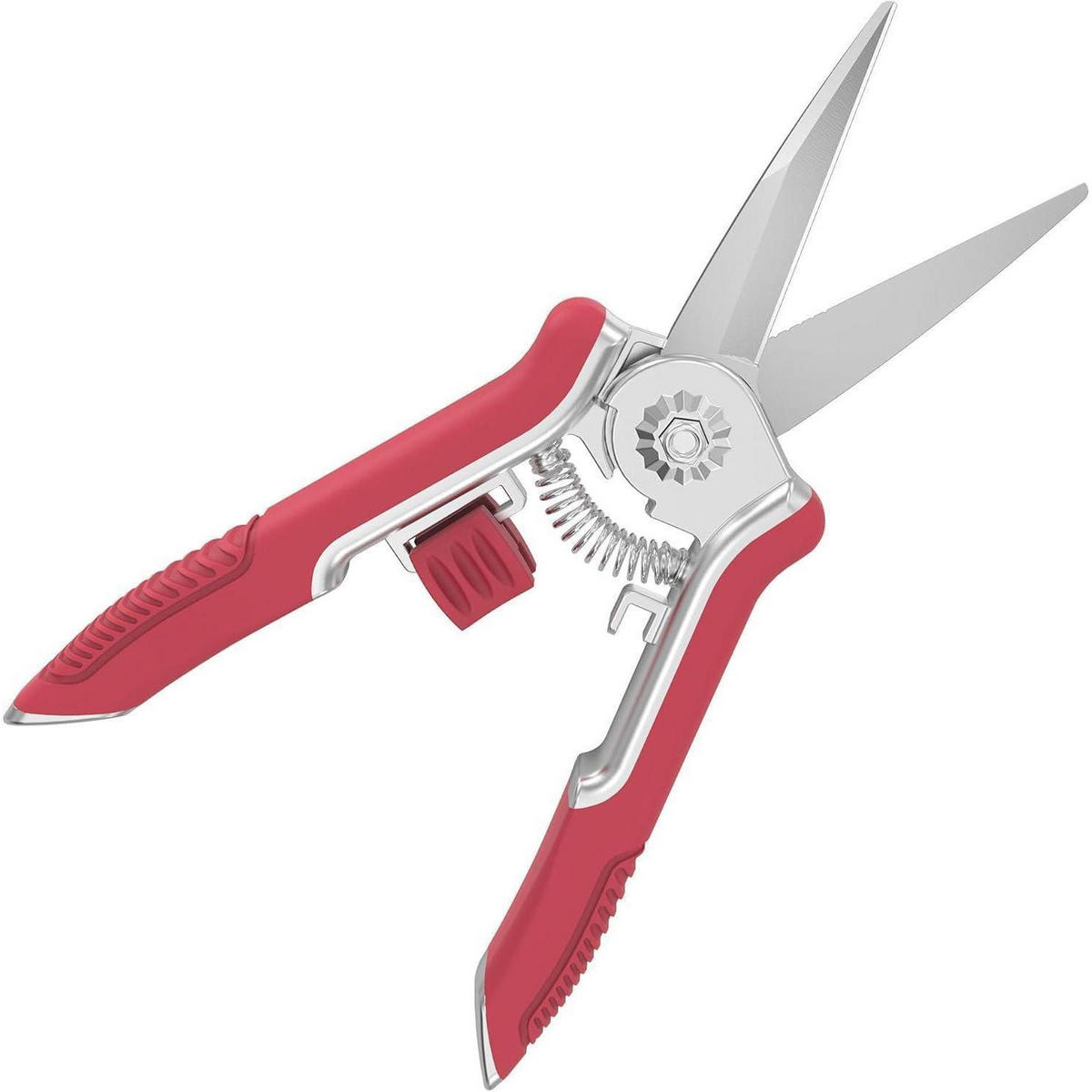 GARTENSCHERE 16,5 cm mit Soft-Touch-Griff Rot - Rot, Metall (6/1.5/16.5cm)