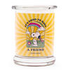 DUFTKERZE Peanuts - Gelb, Naturmaterialien/Glas (11.5cm)