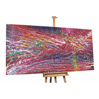 ÖLGEMÄLDE XXL Bunt 200/100 cm - Multicolor, Holz/Textil (6.68/100cm) - KUNSTLOFT