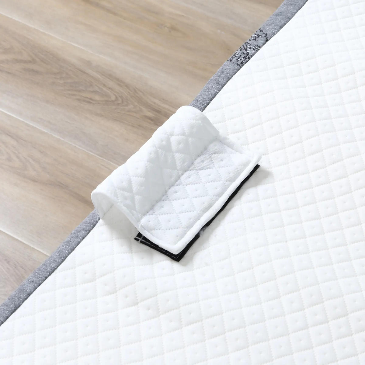 KLAPPBETT mit Rollen 200x80 cm Stahl Weiß - Weiß, Metall (80/200cm) - Beauniv