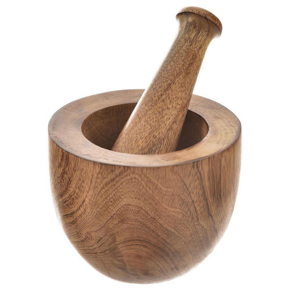GEWÜRZMÖRSER MANGO Holz - Naturfarben, Holz (13.5/10.5/13.5cm) - Orion 