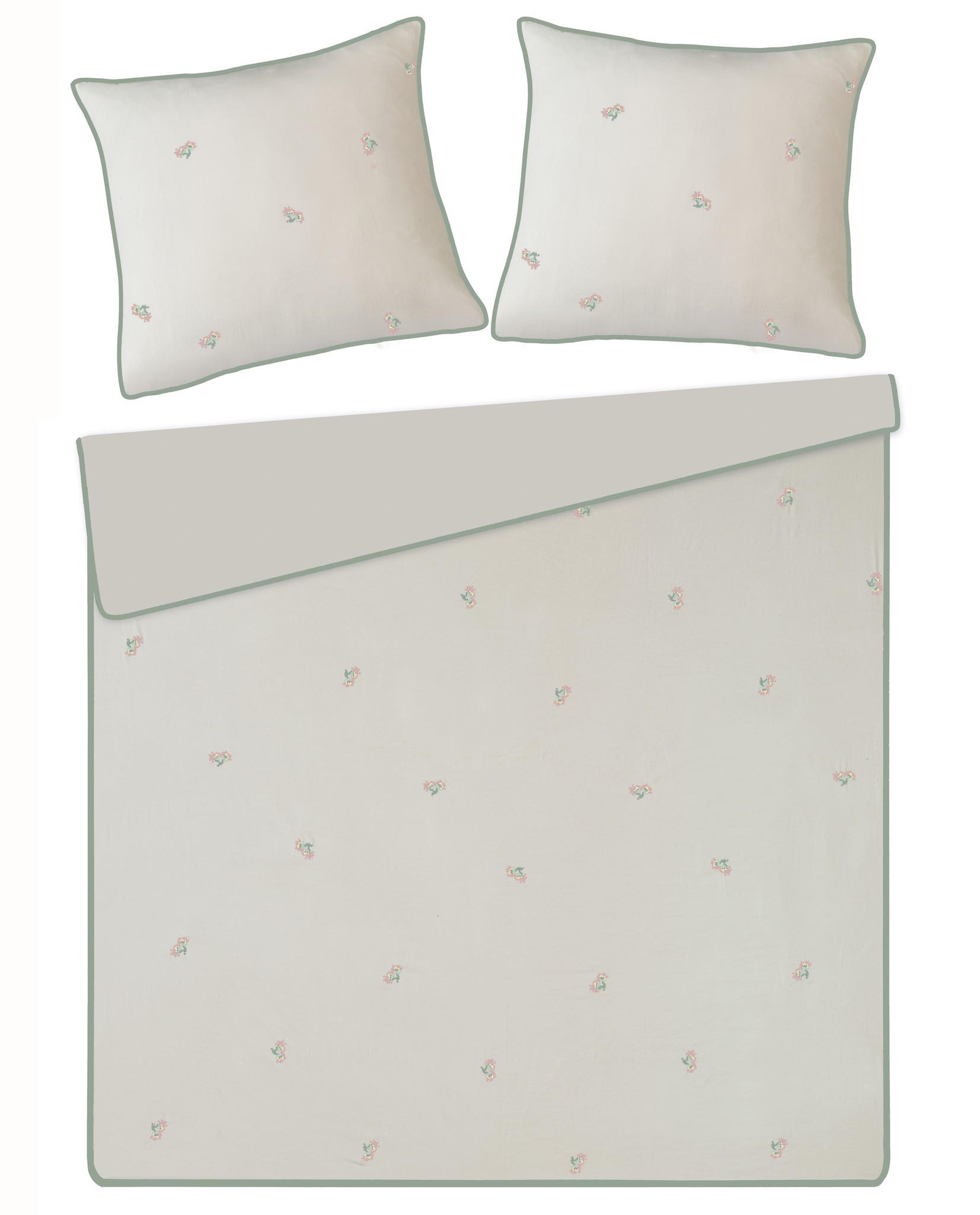 BETTWÄSCHE Frescot - Beige, Textil (200/220cm) - home&you