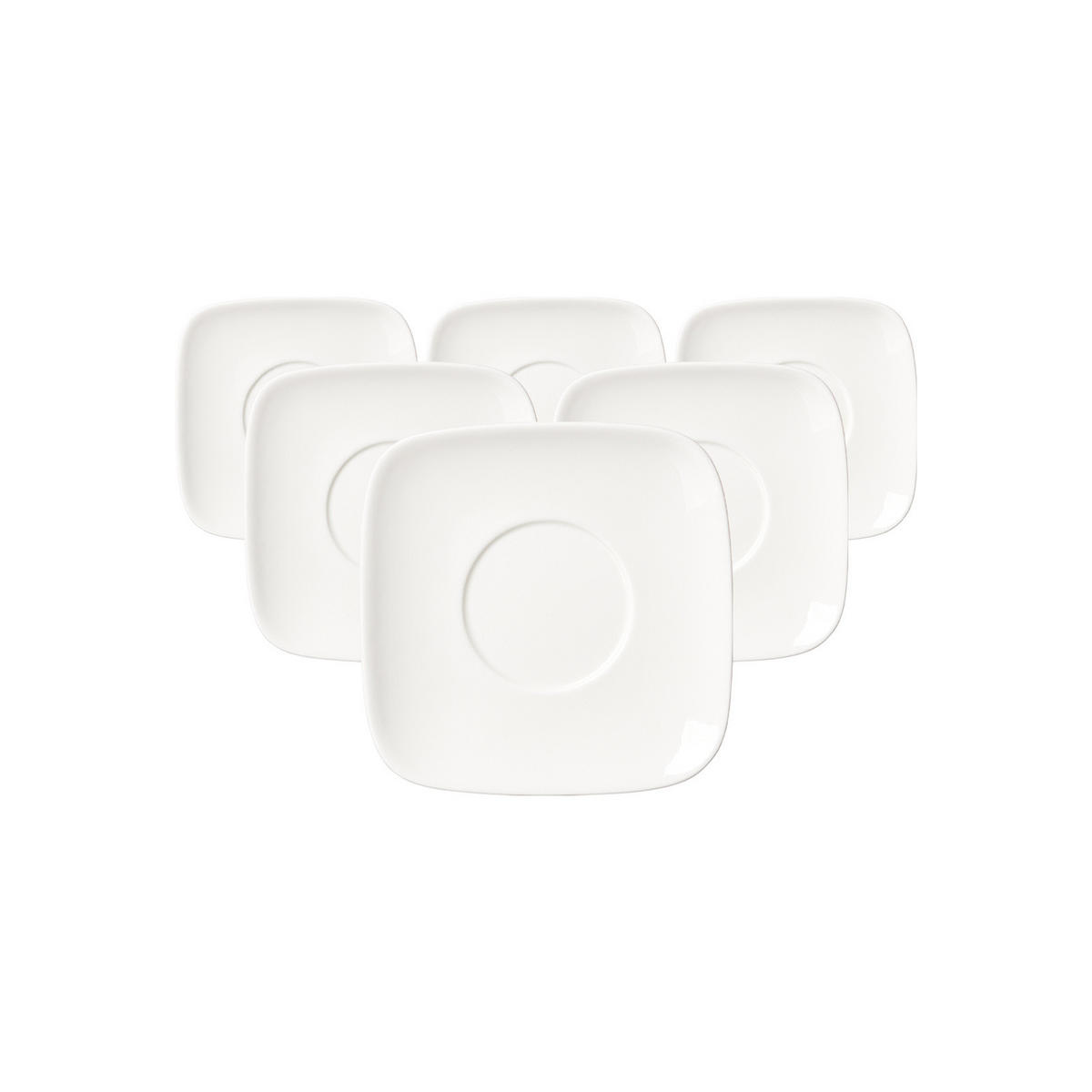 KAFFEEUNTERTASSEN Arena weiß ø 13 cm 6er Set - Weiß, Keramik (13cm) - Ritzenhoff Breker