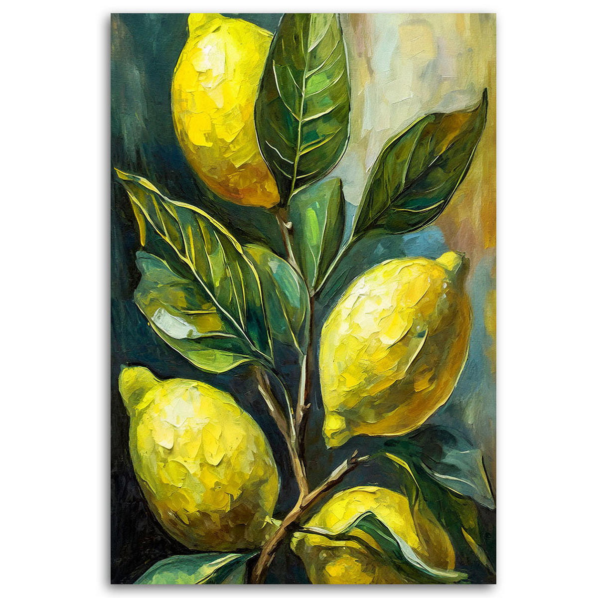 KUNSTDRUCK Grün 80/120 cm - Grün, Textil (80/120cm) - KUNSTLOFT