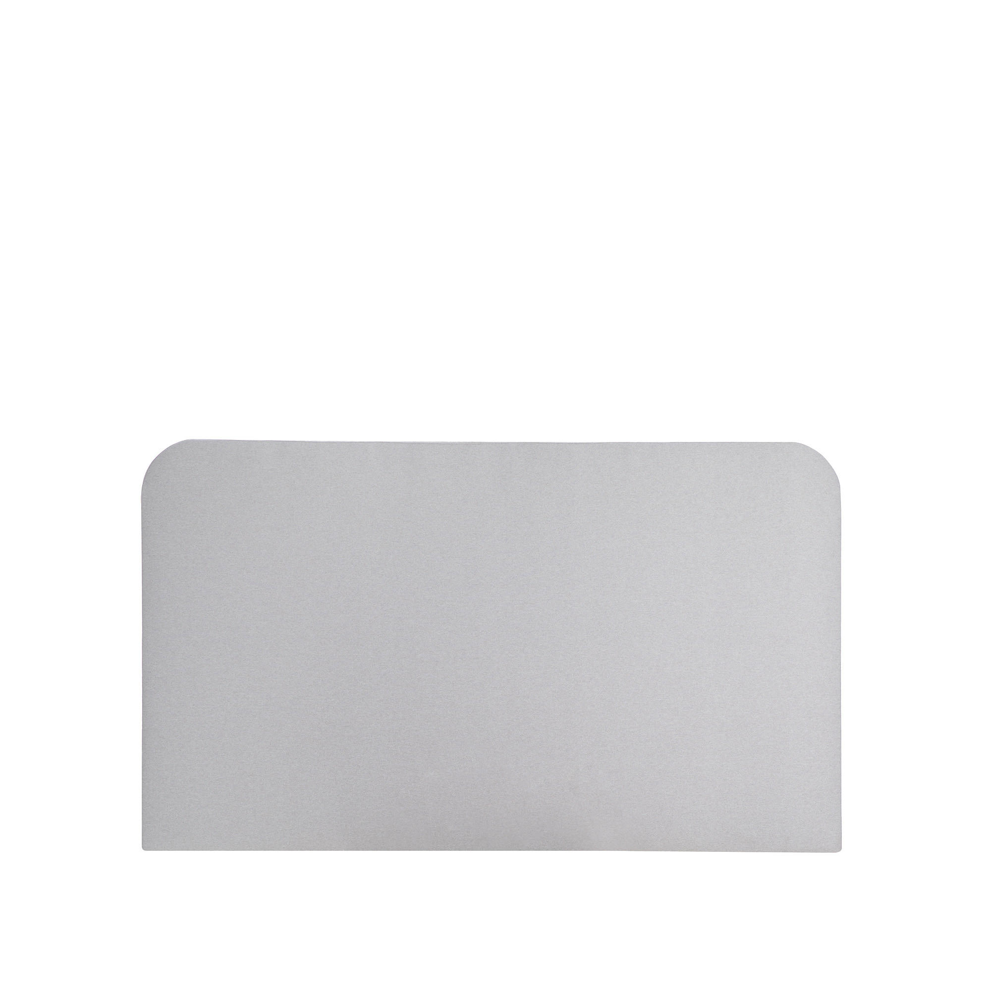 KOPFTEIL Coline Grau 195 cm x 118 cm - Grau, Textil (195/118/3cm) - Kenay Home