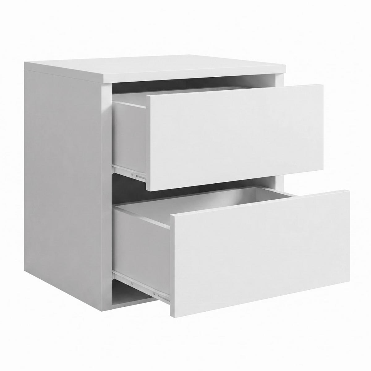SCHWEBETÜRENSCHRANK Hela 180/205/60 2-türig schwarz mit Schubkasteneinsatze - Schwarz, Holzwerkstoff (180/205/60cm) - Beautysofa