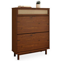 SCHUHKIPPER JONTE Kastanie - Kastanienfarben, Holz (88/113/30cm) - IDIMEX