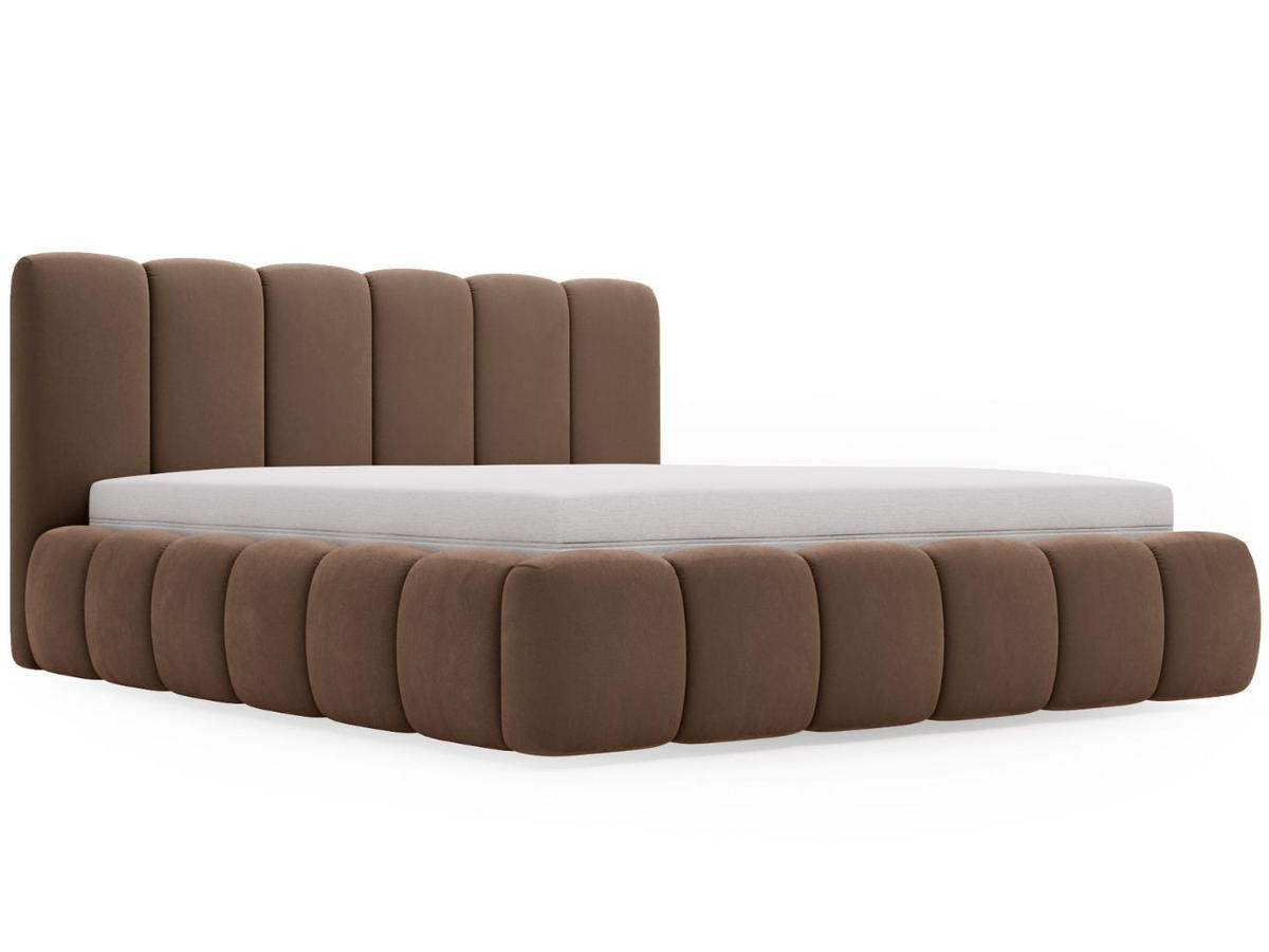 POLSTERBETT Royal 120x200 Braun - Braun, Textil (120/200cm) - Graingold