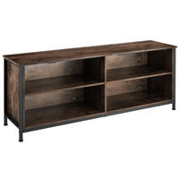 TV-ELEMENT Navan,147 x 41 x 60,5 cm,Industrial Holz dunkel, rustikal - Rostfarben, Holzwerkstoff (41/60.5/147cm) - tectake