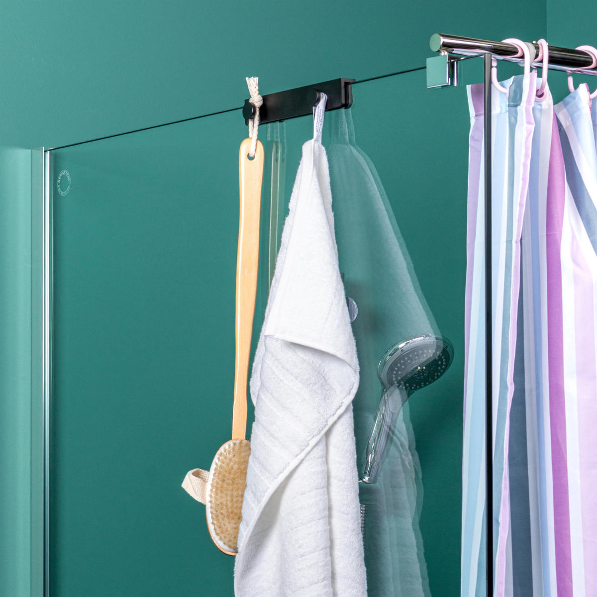 HAKENLEISTE, schwarz - Schwarz, Metall (5/3/18cm) - bremermann