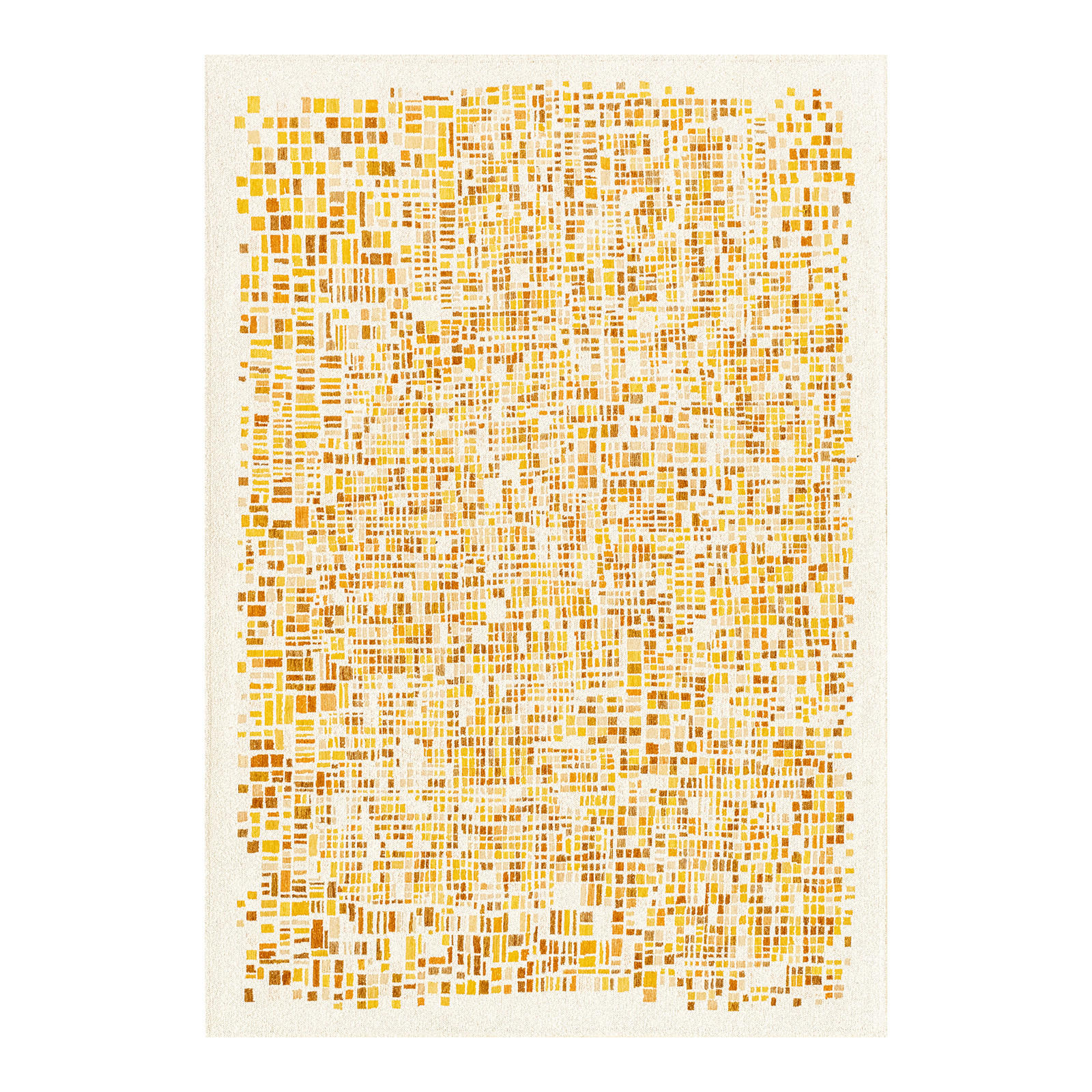 PREPROGA Cubik Moon 100/140 cm - oranžna, tekstil (100/140cm) - Louis De Poortere