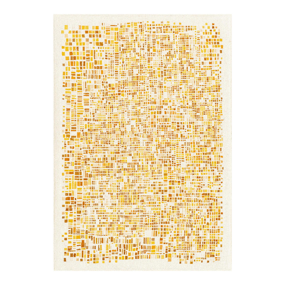 PREPROGA Cubik Moon 100/140 cm - oranžna, tekstil (100/140cm) - Louis De Poortere