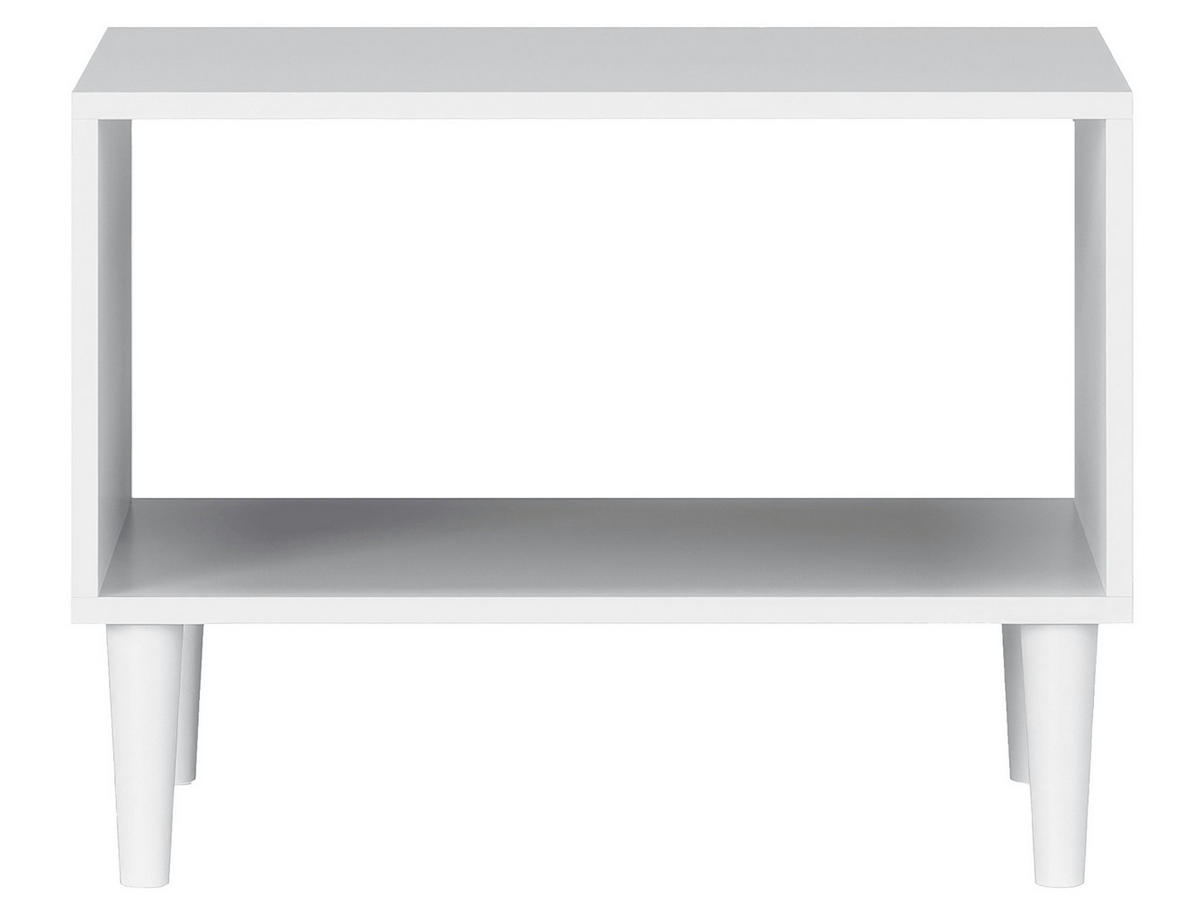 COUCHTISCH - Wohnzimmertisch Aries 60 - Weiß - Weiß, Holzwerkstoff (60/60/45cm) - Möblo