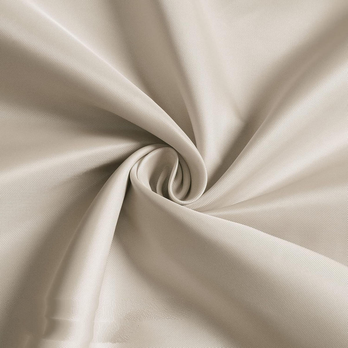 DUSCHVORHANG – Breite 180 x Höhe 180 cm – Beige – Inklusive Haken - Beige, Textil (180/180cm)