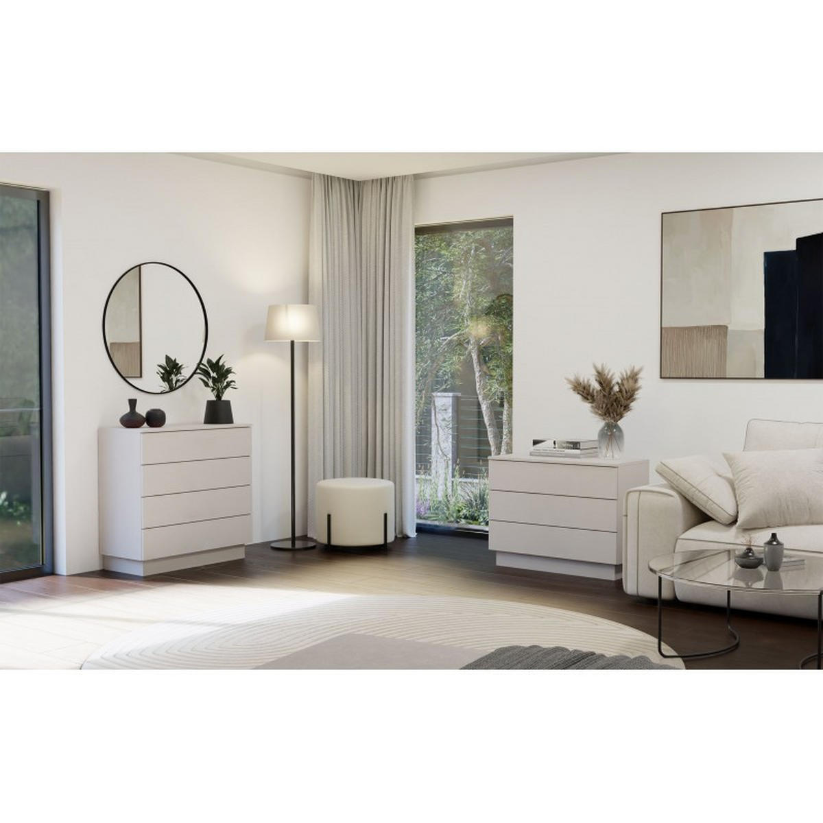 KOMMODE Kaschmir 85/66/40 - Kaschmir, Holzwerkstoff (85/66/40cm) - RAUMHIRSCH FURNITURE